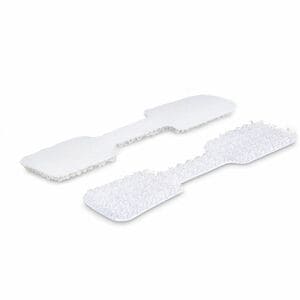StarTech.com Wire & Cable Label - 5 mm Height x 19 mm Width x 90 mm Length - Removable Adhesive - White - Residue-free, Re