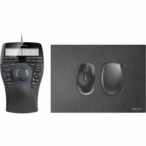 SpaceMouse Enterprise Kit 2 - Wireless Bluetooth/RF Mouse - 7 Button - Scroll Wheel - Compatible with PC, Mac