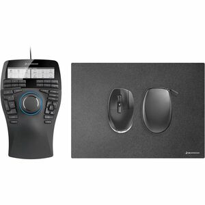 SpaceMouse Enterprise Kit 2 - Wireless Bluetooth/RF Mouse - 7 Button - Scroll Wheel - Compatible with PC, Mac
