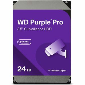 WD Purple Pro Festplatte - 3,5" Intern - 24 TB - SATA (SATA/600) - Conventional Magnetic Recording (CMR) Method - Lila - S