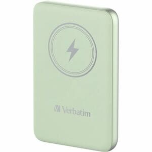 Verbatim Charge 'n' Go Stromspeicher - Grün - für Smartphone, Mobilgerät - 1 x Typ-C 20 W - Lithium-Polymer (Li-Polymer) -