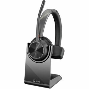 Poly Voyager 4300 UC 4310 Com fios/sem fios Headset, Na orelha Mono Fone de ouvido - Preto - Microsoft Teams Certification