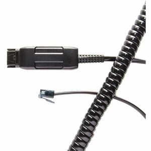 Cavo Audio V7 - 2,01 m Disconnessione rapida/RJ-9 - Cable for Cuffie, Telefono IP - Nero