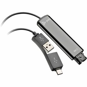 PolyAdaptador de auscultadores para Fone de ouvido - Preto