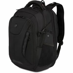 SwissGear ScanSmart 5358202410 Carrying Case (Backpack) for 16" Notebook - Black - Abrasion Resistant, Crush Resistant Poc