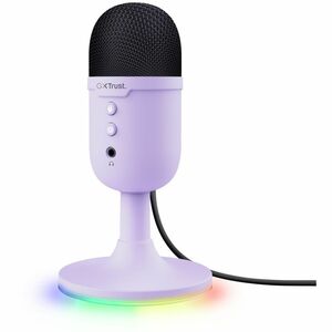 Mikrofon für Innen, Spiele, Live-Streaming, Podcasting Trust GXT 234W - Kabelgebunden - Kondensator - Lila - Kardioide - 1