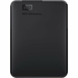 WD Elements WDBHJS0060BBK-WESN 6 TB Portable Hard Drive - External - Black - USB 3.0, USB 3.1 (Gen 1), USB 3.2 (Gen 1) Mic