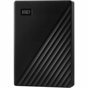 WD My Passport WDBR9S0060BBK-WESN 6 TB Portable Hard Drive - External - Black - USB 3.2 (Gen 1) Micro-B - 256-bit AES Encr