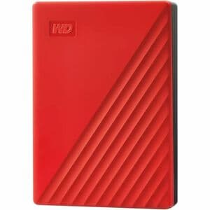 WD My Passport Tragbar Festplatte - Extern - 6 TB - Rot - USB 2.0 - 256-bit AES Verschlüsselungsstandard