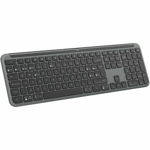 Logitech Signature Slim K950 Keyboard - Wireless Connectivity - USB Type A Interface - Spanish - QWERTY Layout - Graphite 