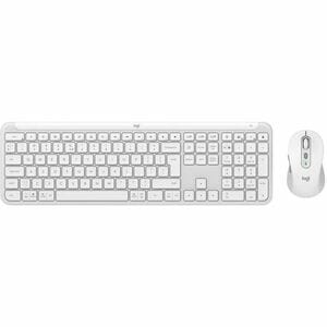 Logitech Signature Slim MK950 Keyboard & Mouse - QWERTY - Spanish - USB Type A Wireless Bluetooth 5.1 Keyboard - Keyboard/