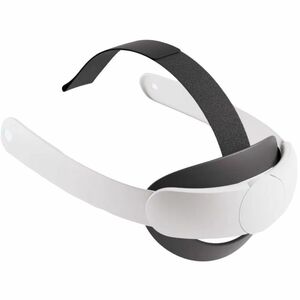 Meta Quest 3 Elite Strap - 101.5 mm Height x 164.5 mm Width x 240.2 mm Length - White - Plastic, Silicon, Fabric