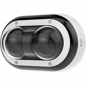 AXIS P4708-PLVE 8 Megapixel Outdoor 4K Network Camera - Colour - Dome - Black - TAA Compliant - 15 m Infrared Night Vision