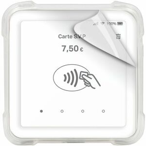 MOBILIS 5H Screen Protector - Clear - 1 Unit - For Payment Terminal - Anti-microbial - Break Resistant, Anti-shock