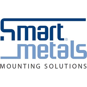 SmartMetals Boden-/Wandanbringung für Flachbildschirm - Schwarz - Höhenverstellbar - 2 Unterstützte(r) Display(s)Bildschir