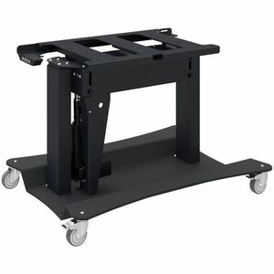 SmartMetals Display-Wagen - 95 kg Kapazität - 4 Rollen - 950 mm Breite x 640 mm Tiefe - Schwarz - 81,3 cm (32 Zoll) bis 19