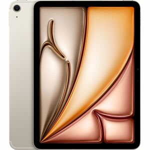 Apple iPad Air (6th Generation) A2899 Tablet - 11" - Apple M2 - 8 GB - 128 GB Storage - 5G - Starlight - M2 Octa-core (8 C