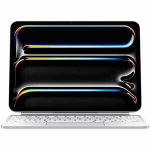 Apple Magic Keyboard/Cover Case for 11" Apple iPad Pro 11 (2024) Tablet - White - Aluminum, Glass Body