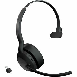 Jabra Evolve2 55 无线 入耳式 Mono 耳机 - 单声道 - 上耳式 - 3000 cm - 蓝牙 - 20 Hz 到 20 kHz - 微机电（MEMS ）技术, 降噪 麦克风 - 降噪