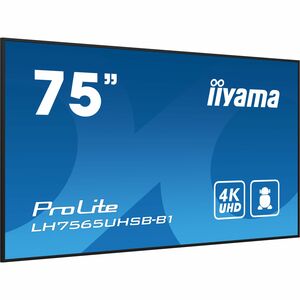 iiyama ProLite LH7565UHSB-B1 1905 mm LCD Digital-Signage-Display - 24 Stunden/7 Tage Betrieb - IPS-Technologie (In-Plane-S