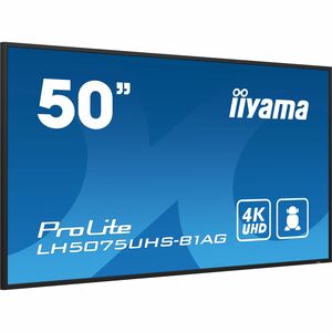 iiyama ProLite LH5075UHS-B1AG 1270 mm LCD Digital-Signage-Display - 24 Stunden/7 Tage Betrieb - Vertical-Alignment-Technol