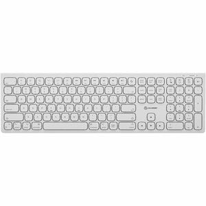 Alogic Echelon USB-C Rechargeable Wireless Keyboard for macOS - Wireless Connectivity - Bluetooth - 5 - 32.81 ft - 109 Key