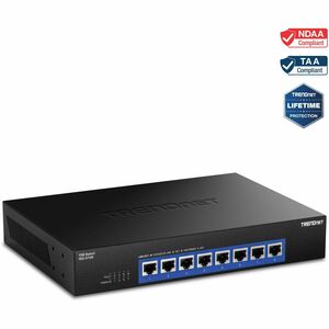 TRENDnet TEG-S708 8 Ports Ethernet Switch - 10 Gigabit Ethernet, 5 Gigabit Ethernet, 2.5 Gigabit Ethernet - 10GBase-T, 5GB