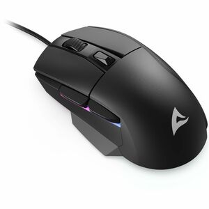 Sharkoon SKILLER SKILLER SGM35 Gaming Mouse - USB - Optical - 6 Button(s) - Black - Cable - 6400 dpi - Scroll Wheel - Smal
