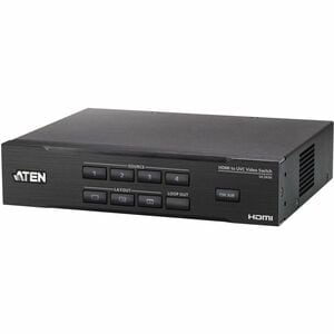 ATEN CAMLIVE PRO 4K 4-Input HDMI to USB Video Switcher - 4096 x 2160 - 4K - 1080p4 - Notebook, Camera, Monitor, Gaming Con