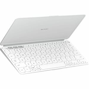 Logitech Keys-To-Go 2 Portable Bluetooth Keyboard for Tablet With Built-in Cover, Slim and Compact Wireless Keyboard for W