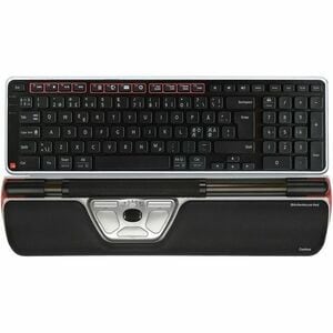 Contour Ultimate Workstation Red Keyboard & Mouse - Wireless Keyboard - English (US) - Wireless Roll Bar Mouse - Symmetric