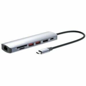 Estación Docking USB-C con lector de tarjetas, 7 en 1 - Manhattan