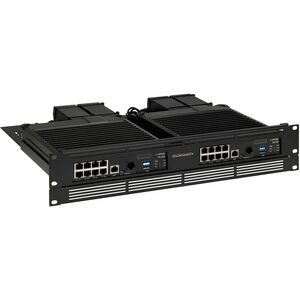 RACKMOUNT.IT Rackmount Kit - For Firewall - 1.3U/2U Rack Height - Rack-mountable - Jet Black