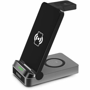 Chargeur à Induction Urban Factory Powee - Noir - 1 - Pour Smartphone, Smartwatch, Écouteurs, Écouteurs sans fil, Accessoi