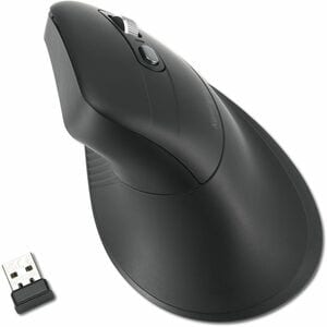 Kensington Pro Fit Ergo MY630 EQ Full-size Mouse - Bluetooth/Radio Frequency - 5 Button(s) - Wireless - 2.40 GHz - Recharg