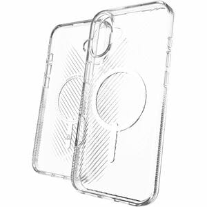 ZAGG Luxe Snap Case for Apple iPhone 16 Plus Smartphone - Ripple Pattern, Textured Edges - Clear - Drop Resistant, Anti-sl