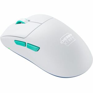 CHERRY XTRFY M68 Gaming Mouse - Radio Frequency - USB - Pixart 3395 - White - Cable/Wireless - 2.40 GHz - Rechargeable - S