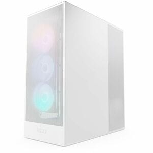 NZXT H7 Flow CM-H72FW-R1 Computer Case - ATX Motherboard Supported - Mid-tower - Galvanized Cold Rolled Steel (SGCC), Temp