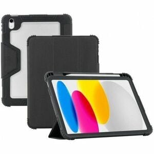 Sacoche de transport MOBILIS Durci - Rabat Style pour 27,7 cm (10,9") Apple iPad (10e génération) Tablette - Transparent -