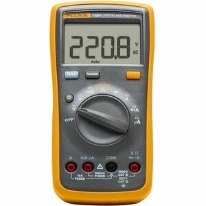 Fluke 15B+ Digital Multimeter - 1000 V, 10 A AC - 1000 V, 10 A DC - Backlight