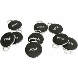 AXIS TA4712 Key Fob - RF Card - Black - Polycarbonate, Stainless Steel, Plastic - 50 Piece