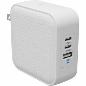 Hyper HyperJuice HJ1003WHWWGL 70 W AC Adapter - 1 USB - 2 USB Type-C - For Notebook, Smartphone, Tablet PC, Headphone, Mac