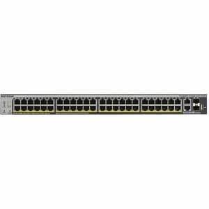 Switch Ethernet Netgear S3300 S3300-52X-PoE+ 50 Porte Gestibile - Gigabit Ethernet, 10 Gigabit Ethernet - 1000Base-T, 10GB
