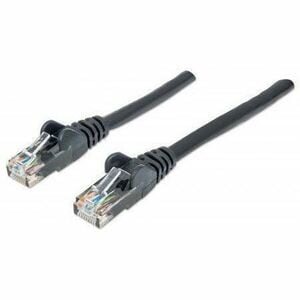 Network Patch Cable, Cat6, 2m, Black, CCA, U/UTP, PVC, RJ45, Gold Plated Contacts, Snagless, Booted, Lifetime Warranty - N