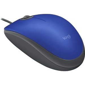 Mouse Logitech M110 - USB Tipo A - Óptico - 3 Botón(es) - Negro - Cable - 1000 dpi - Rueda de desplazamiento - Simétrico