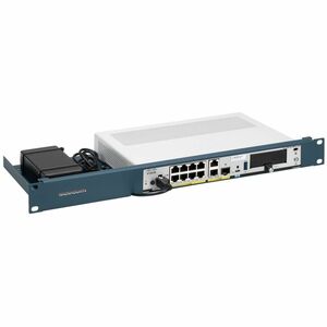 RACKMOUNT.IT Rackmount Kit - For Router - 1U Rack Height - Rack-mountable - Metallic Blue