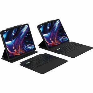 ZAGG Pro Keys 2 Keyboard/Case Combo for Apple iPad Pro 13" (M4) - Black Folio Cover/Case with detachable Bluetooth keyboar