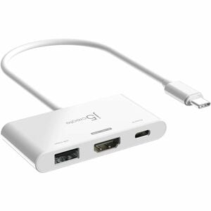 j5create JCA399 USB-Typ C Docking Station für Notebook, Tablet-PC, Smartphone, Spielkonsole, Maus, Tastatur, Webcam, Kamer