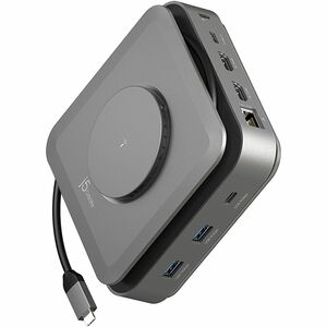 j5create JCD3199 USB Type C Docking Station for TV, Notebook, Smartphone, Monitor - Charging Capability - Memory Card Read