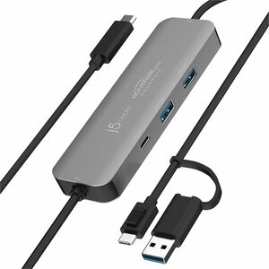 j5create Wormhole Switch JCH462 Hub USB - USB Tipo C, USB tipo A - 640 MB/s - Notebook, Teclado, Rato, Secretária, Tablet,